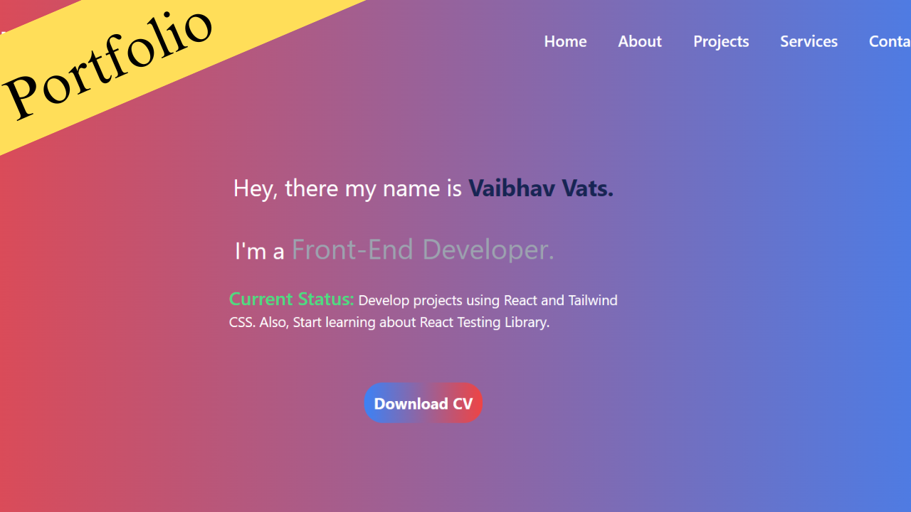 My Portfolio Web App