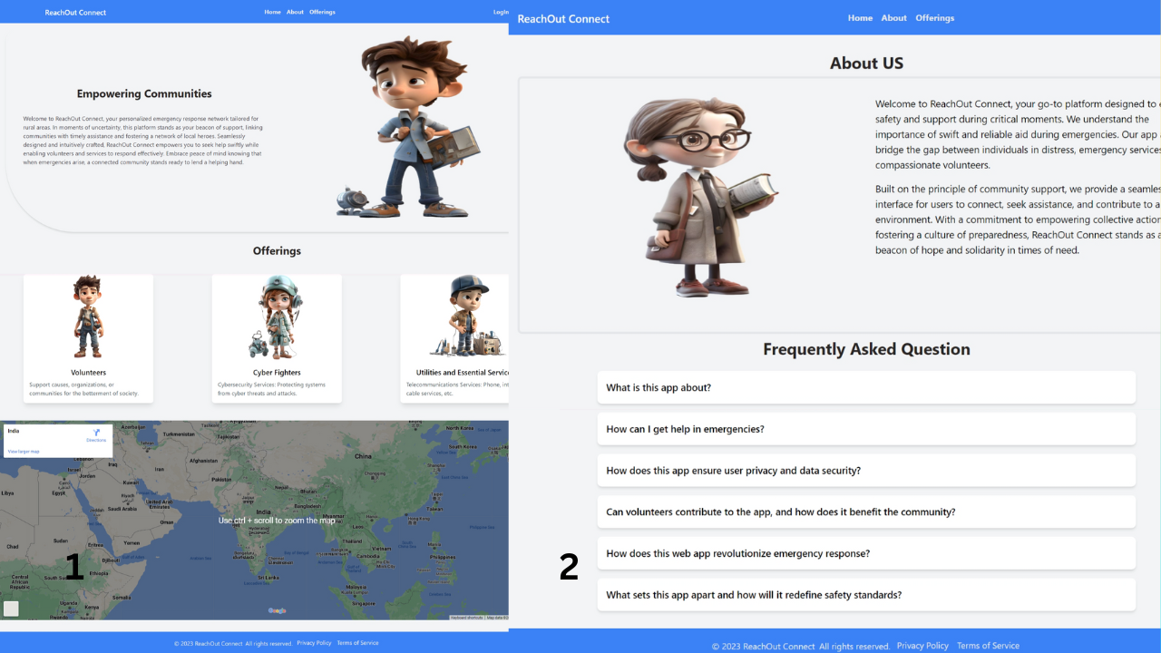 ReachOut Connect Web App